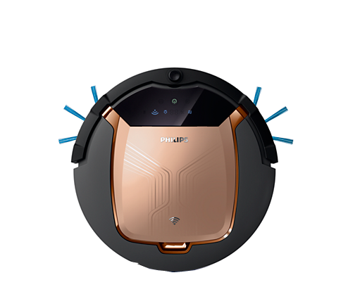 Robot aspirador - Philips FC8832/01 Smart Pro Active, Limpieza en 3 fases, TriActive XL, 4 modos,
