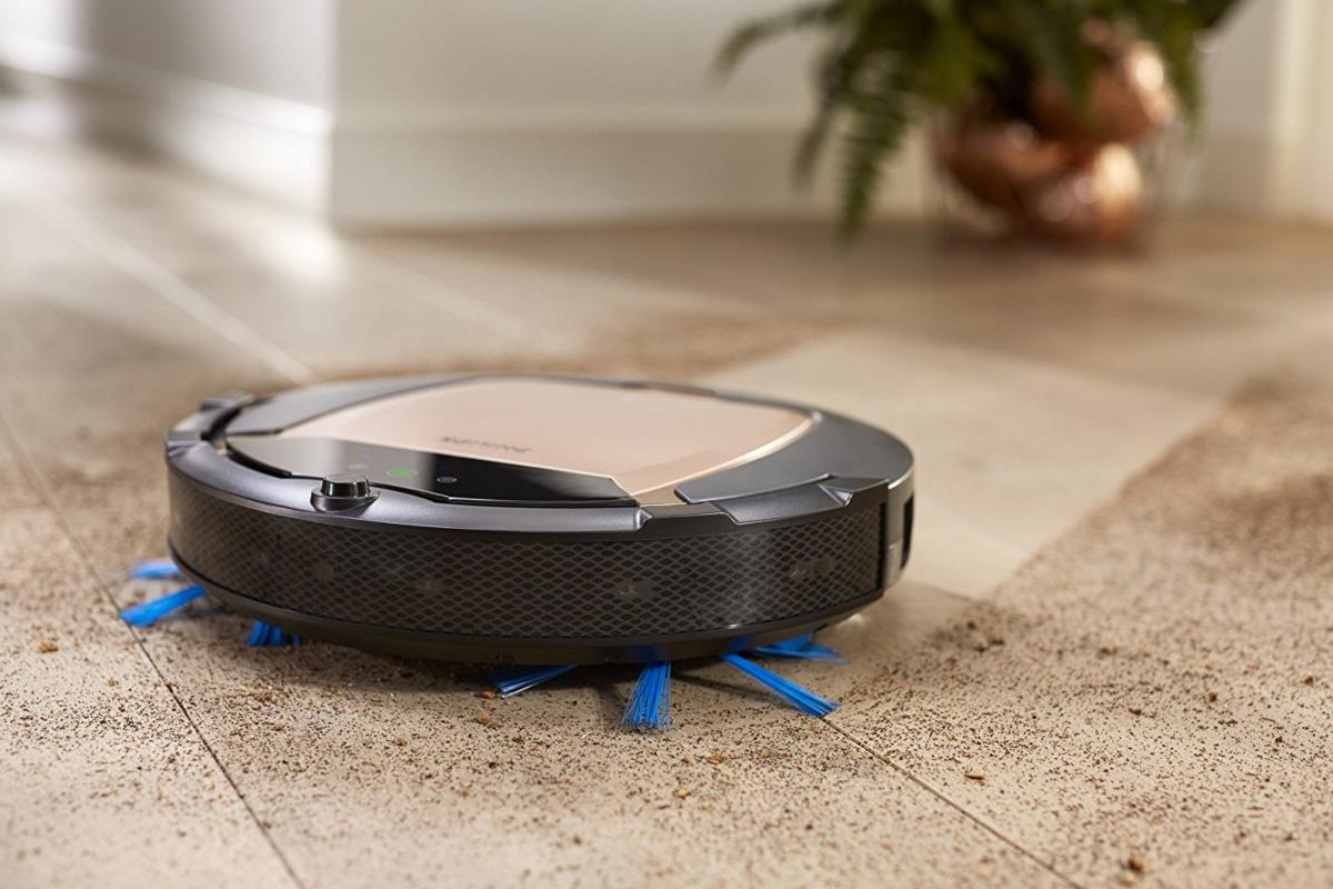 Robot aspirador - Philips FC8832/01 Smart Pro Active, Limpieza en 3 fases, TriActive XL, 4 modos,