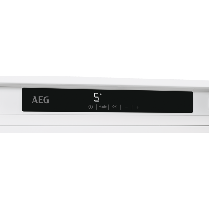 Frigorífico integrable una puerta - AEG SKE81821DS, 177cm, 314L, LED, A++, Blanco