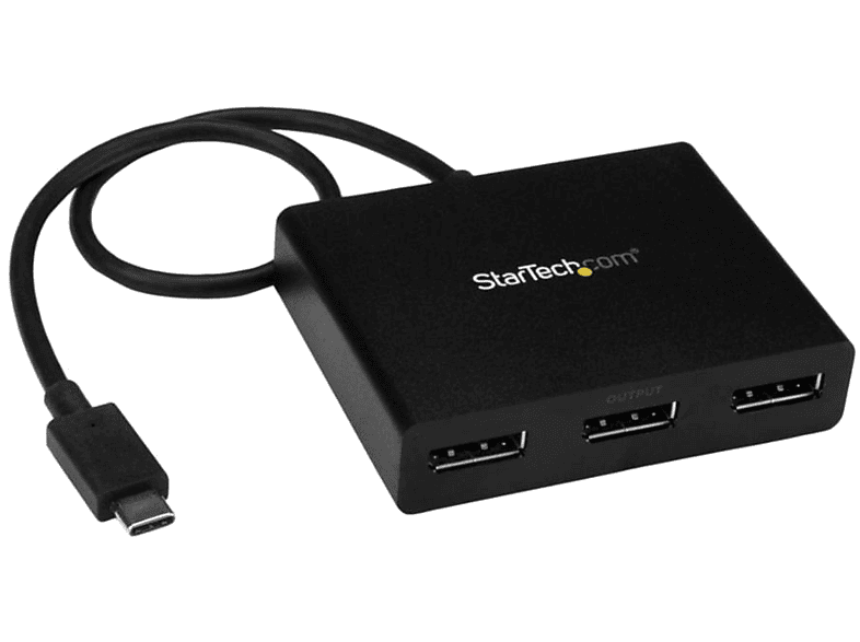 Splitter MST | StarTech.com MSTCDP123DP Divisor Splitter Hub MST USB-C a DisplayPort de 3 Puertos