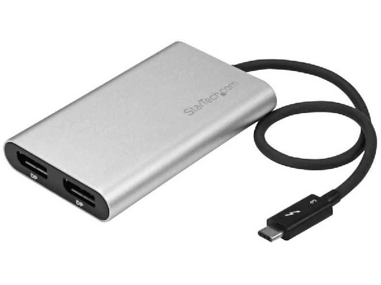 Adaptador | StarTech.com TB32DP2T Adaptador Thunderbolt 3 a 2 Puertos DisplayPort 4K60