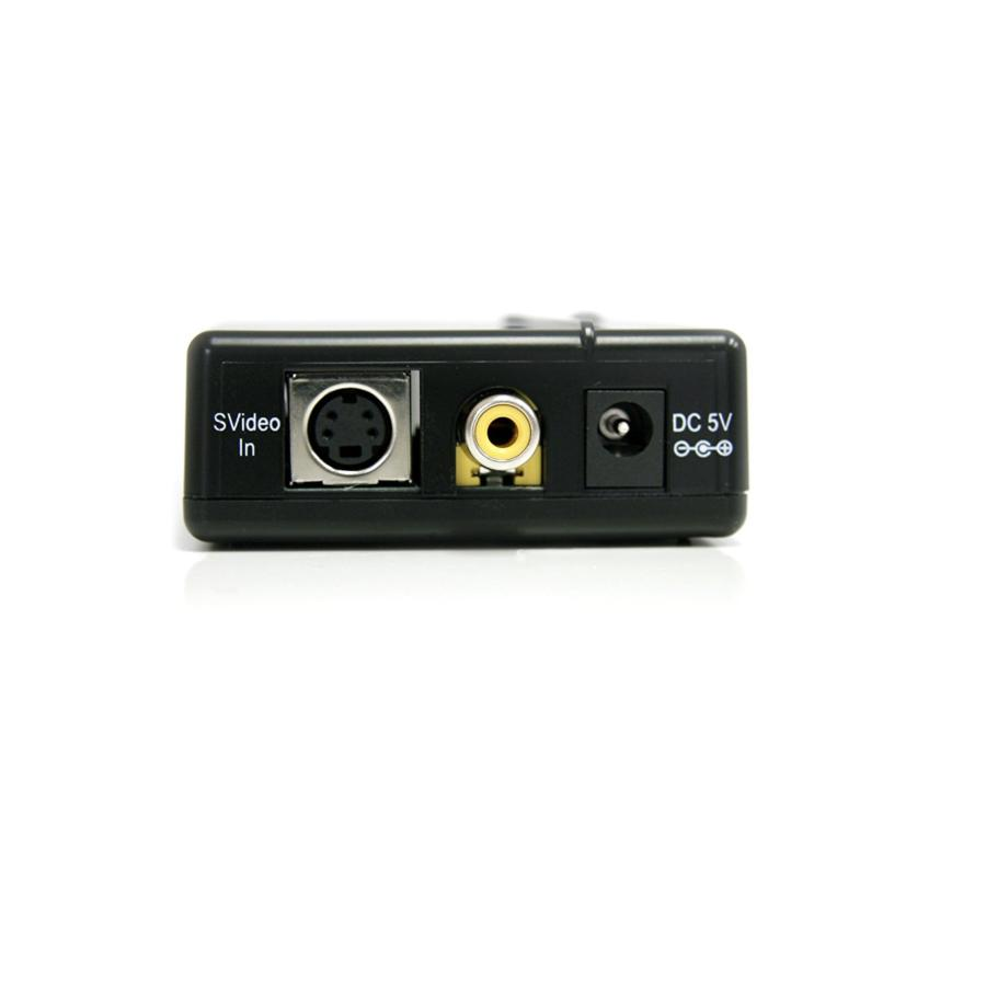 Adaptador - StarTech.com VID2HDCON Conversor de Video Compuesto y S-Video a HDMI