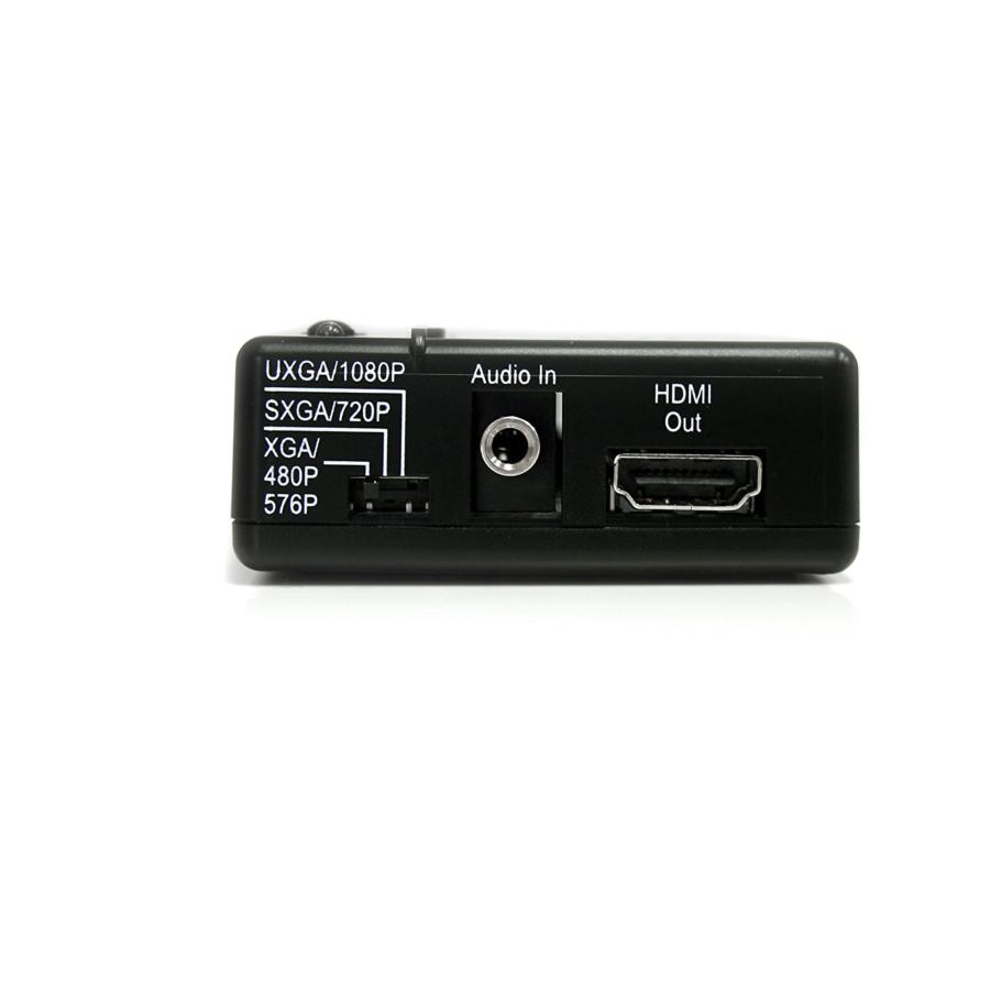 Adaptador - StarTech.com VID2HDCON Conversor de Video Compuesto y S-Video a HDMI