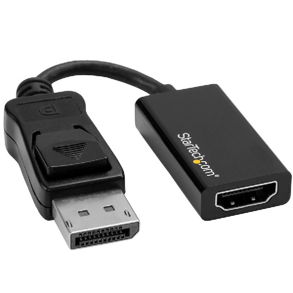 Adaptador - StarTech.com DP2HD4K60S Adaptador Conversor DisplayPort a HDMI - 4K 60Hz