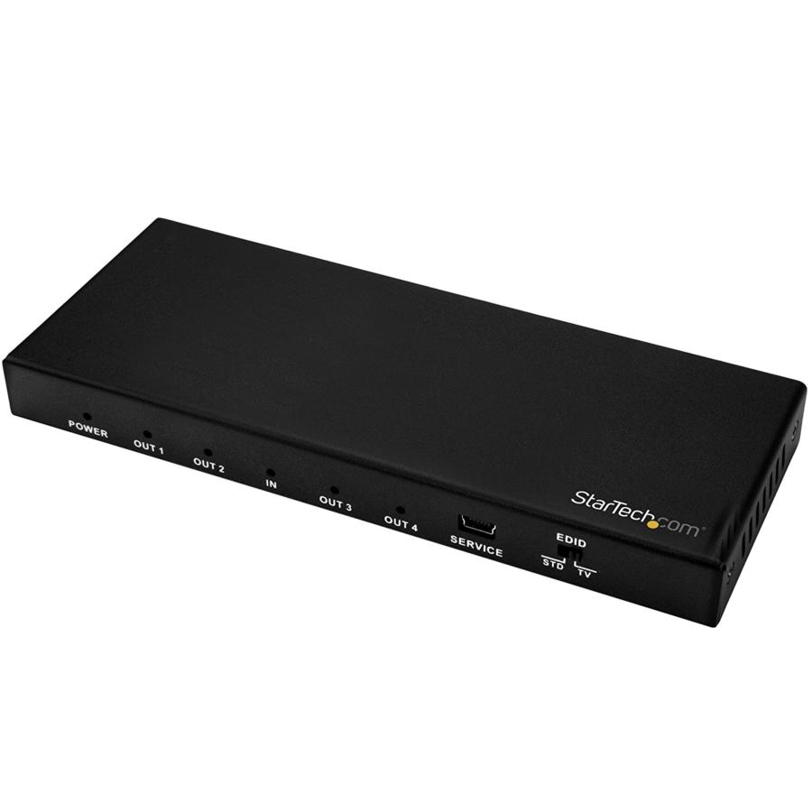 Splitter - StarTech.com ST124HD20 Divisor Splitter HDMI  4K 60Hz de 4 Puertos