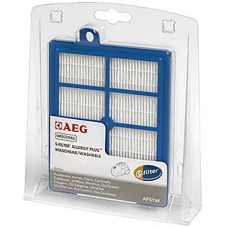 Recambio de filtros - AEG AFS1W, Para aspiradoras trineo AEG, Hepa,  Filtro Allergy Plus, Azul