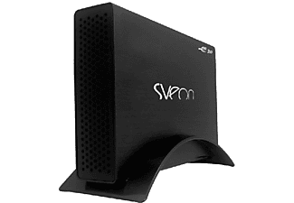 Caja externa para disco duro - Sveon STG310, USB 3.0 (3.1 Gen 1), Type-B, Negro