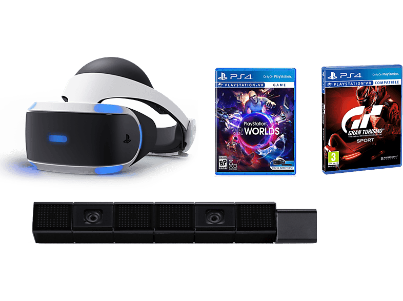 Gafas de Realidad Virtual Juego PS4 VR Worlds Juego Gran Turismo Sport C mara PlayStation VR