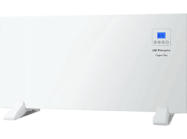 REACONDICIONADO Seminuevo Bueno Emisor térmico - Orbegozo REH 1000, Display LCD, Control digital, 1000W, Blanco