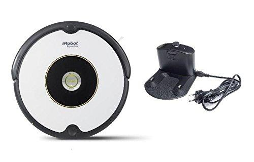 Robot aspirador - iRobot ROOMBA 605, dos cepillos multisuperficie, Depósito AeroVac de gran