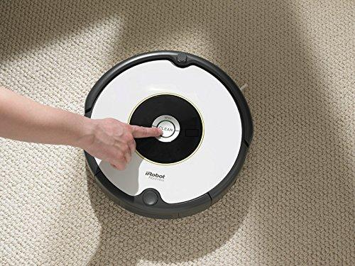 Robot aspirador - iRobot ROOMBA 605, dos cepillos multisuperficie, Depósito AeroVac de gran