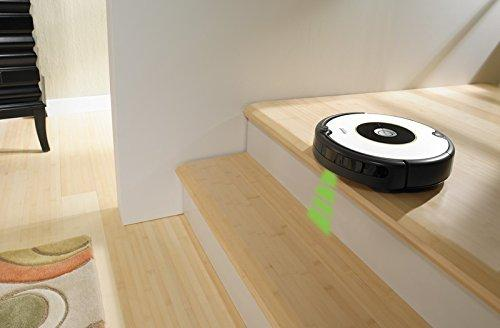 Robot aspirador - iRobot ROOMBA 605, dos cepillos multisuperficie, Depósito AeroVac de gran