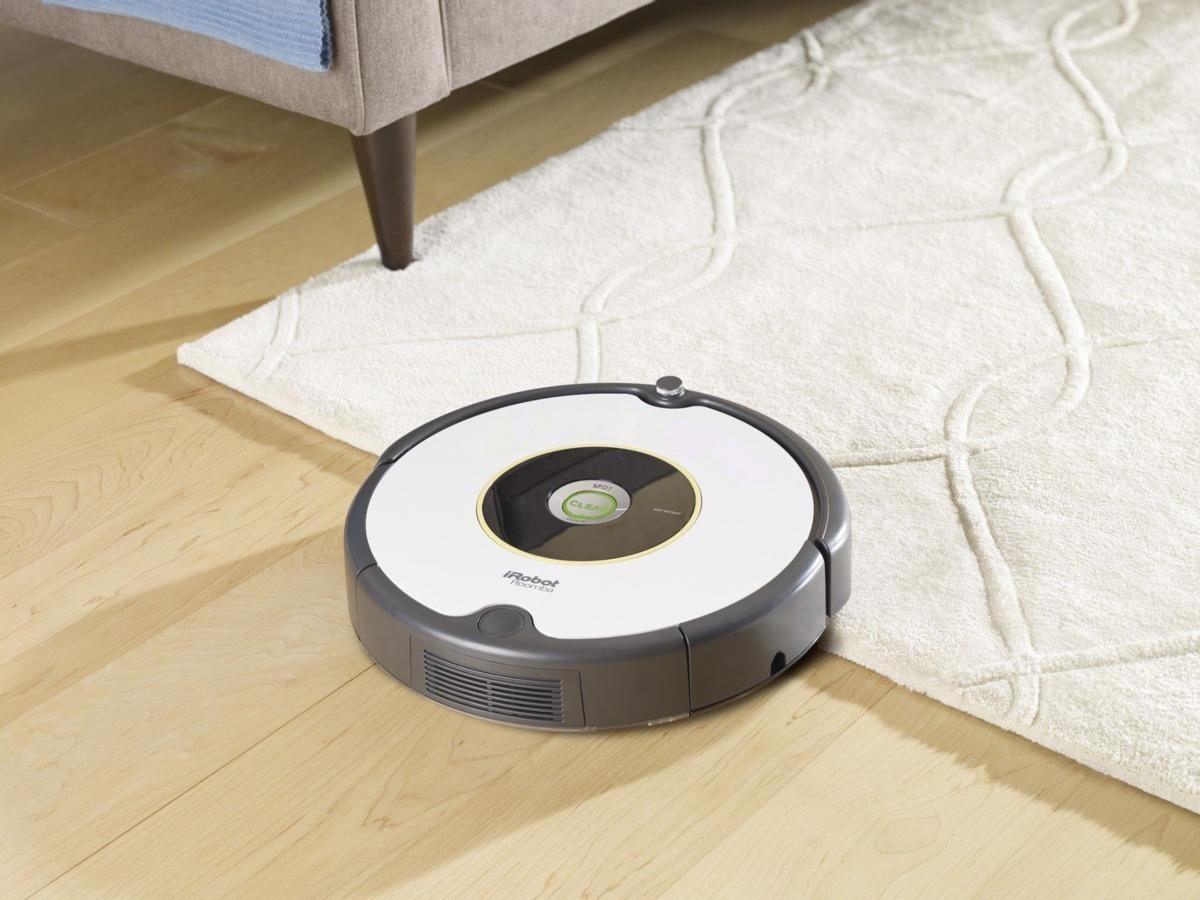 Robot aspirador - iRobot ROOMBA 605, dos cepillos multisuperficie, Depósito AeroVac de gran