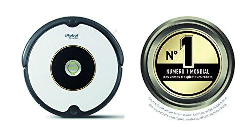 Robot aspirador - iRobot ROOMBA 605, dos cepillos multisuperficie, Depósito AeroVac de gran