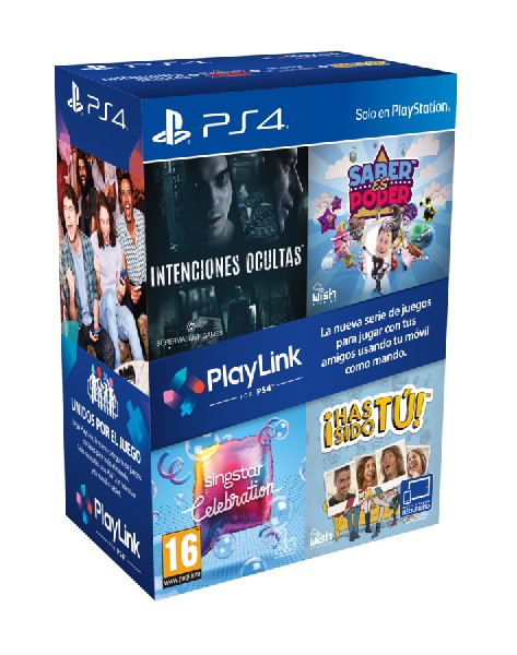 PS4 Pack PlayLink - Has sido tú + Singstar Celebration + Saber es poder + Intenciones ocultas
