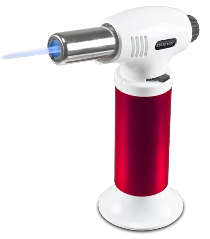 Soplete de cocina - Beper 90.049R, Para caramelizar, Funciona con gas butano