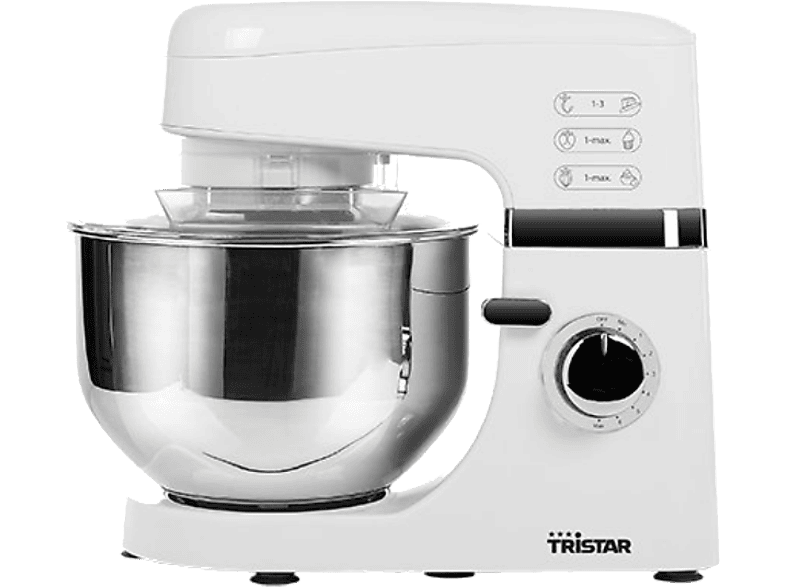 Robot de cocina - Tristar MX-4804, 700 W, 4.5 L, 6 velocidades, Negro