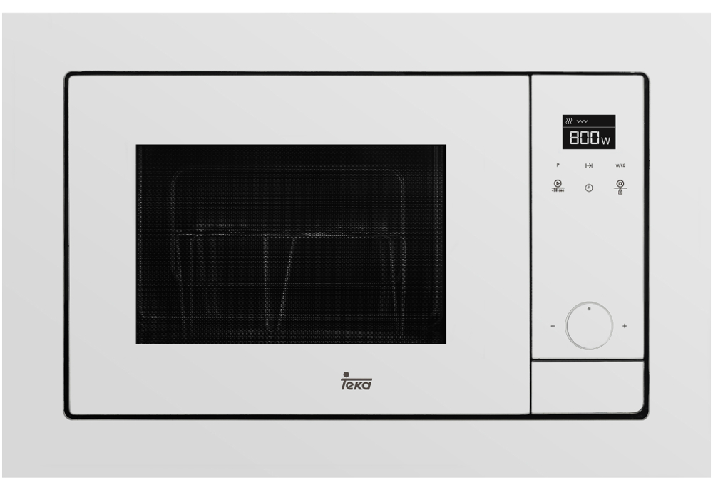 Microondas - Teka WISH ML 820 BIS, Grill 1000 W, 700 W, 20 L, Touch Control, Blanco