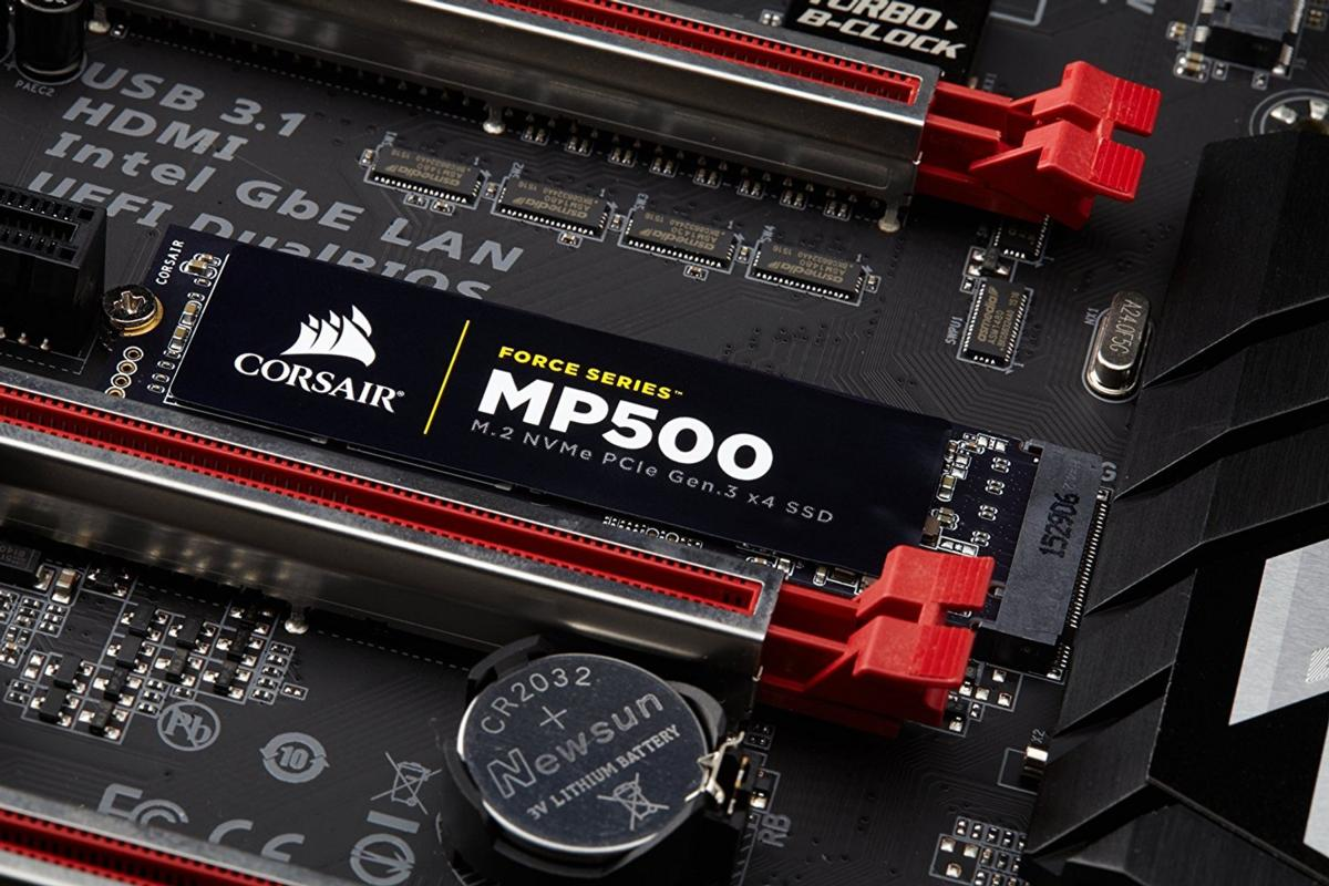 Disco SSD - Corsair MP500, 960 GB, PCI Express 3.0, M.2