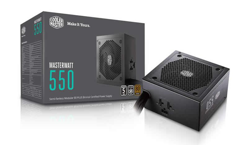 Fuente de alimentación - Cooler Master MasterWatt 550, 550W, ATX