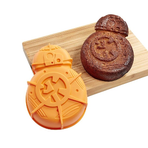 Molde silicona - Sherwood BB-8 Star Wars, Para repostería, Naranja
