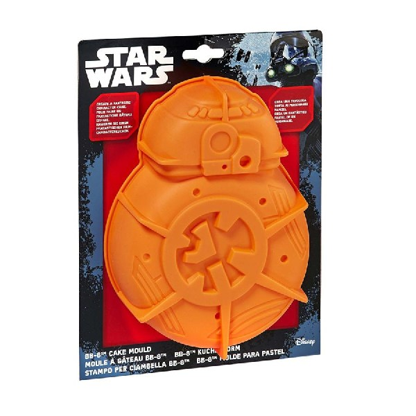 Molde silicona - Sherwood BB-8 Star Wars, Para repostería, Naranja