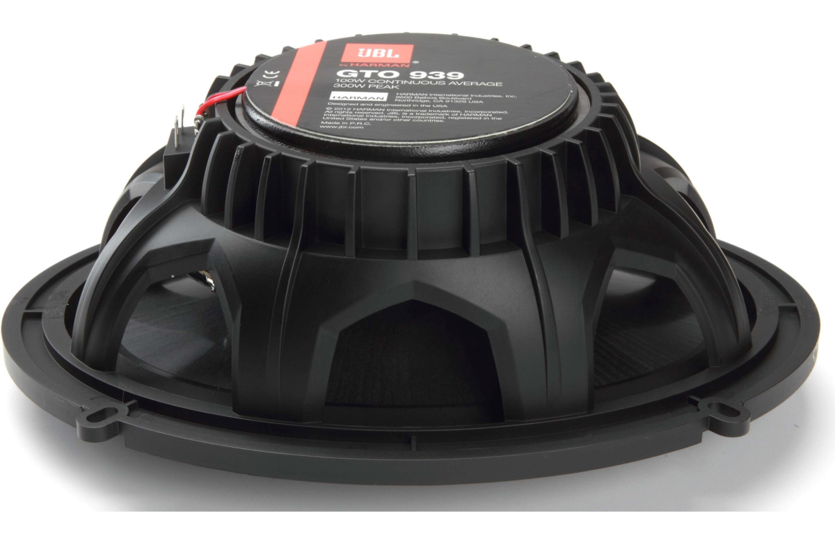 Altavoces coche - JBL GTO 939, 3 vías, 300 W, 15.2 x 22.8 cm, Tecnología UniPivot