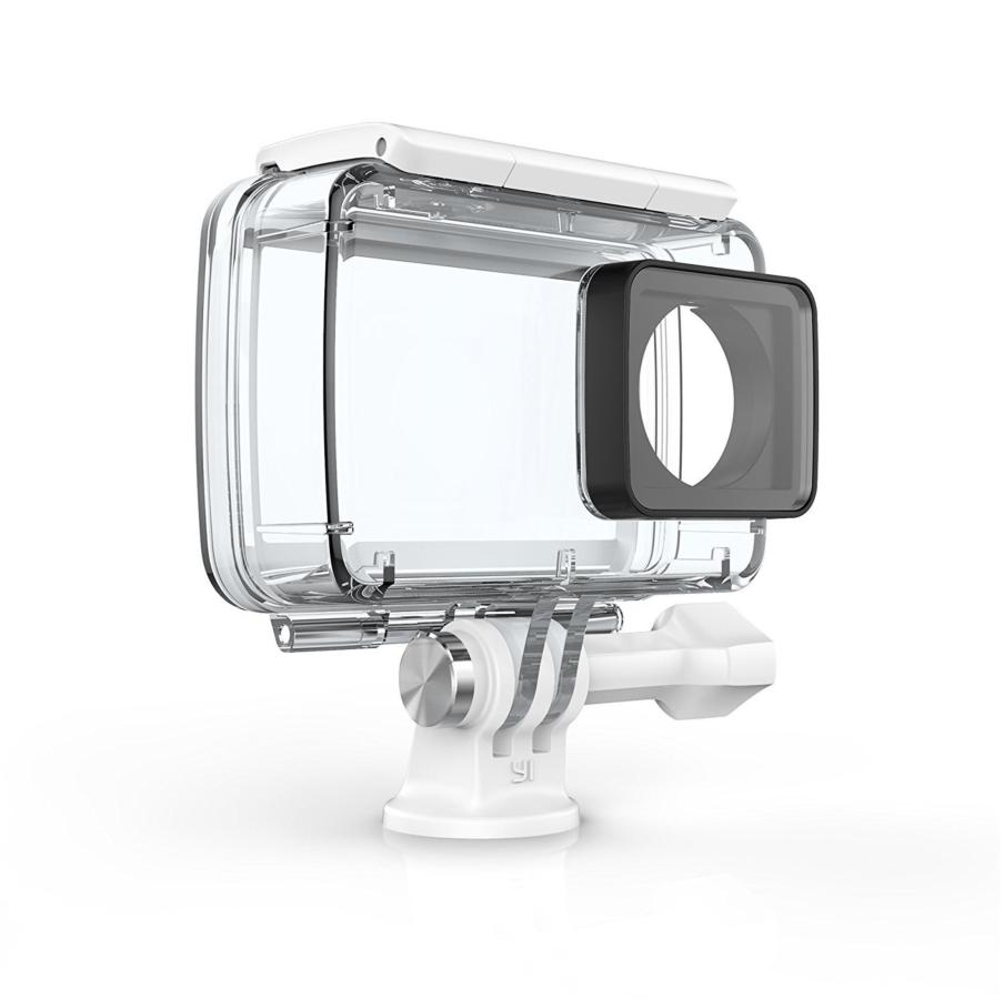 Cámara deportiva - Xiaoyi Action camera 4K, LCD, WiFi, 12 MP, Blanco + Carcasa Waterproof