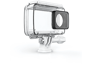 Cámara deportiva - Xiaoyi Action camera 4K, LCD, WiFi, 12 MP, Blanco + Carcasa Waterproof