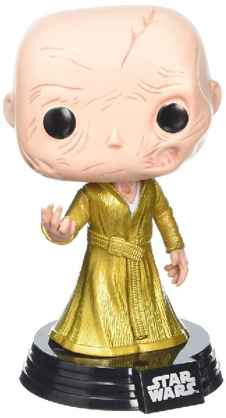 Figura Funko Pop del Líder Supremo Snoke de Star Wars, sobre una base negra.