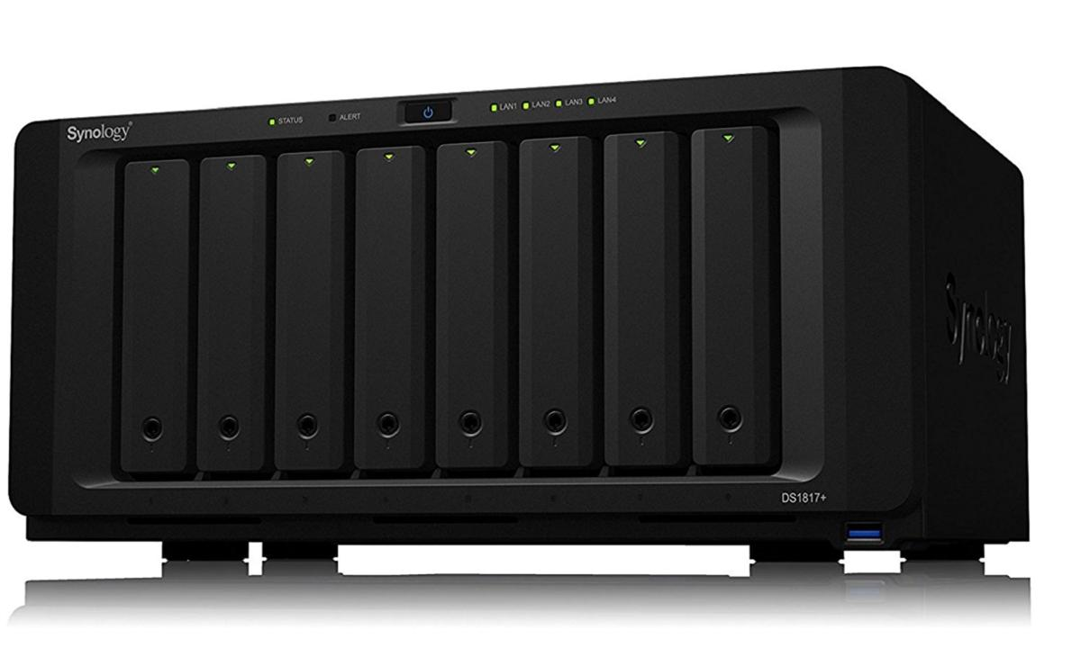 Servidor NAS - Synology DS1817+ (2GB), 8 Bahías, 2.4 GHz, OC