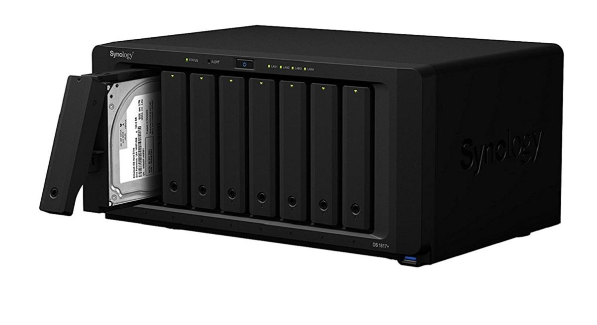 Servidor NAS - Synology DS1817+ (2GB), 8 Bahías, 2.4 GHz, OC