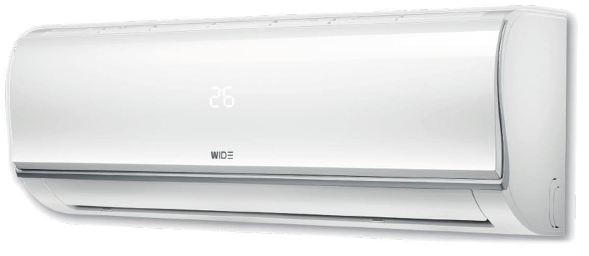 Aire acondicionado Split 1 x 1 - Wide WDS24IUL, 6000 fg/h, Inverter, Bomba de calor, Blanco