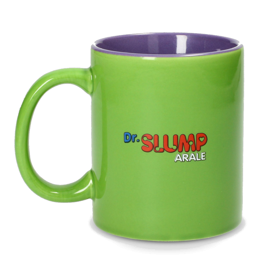 Taza - Dr. Slump, Nikochan, Verde