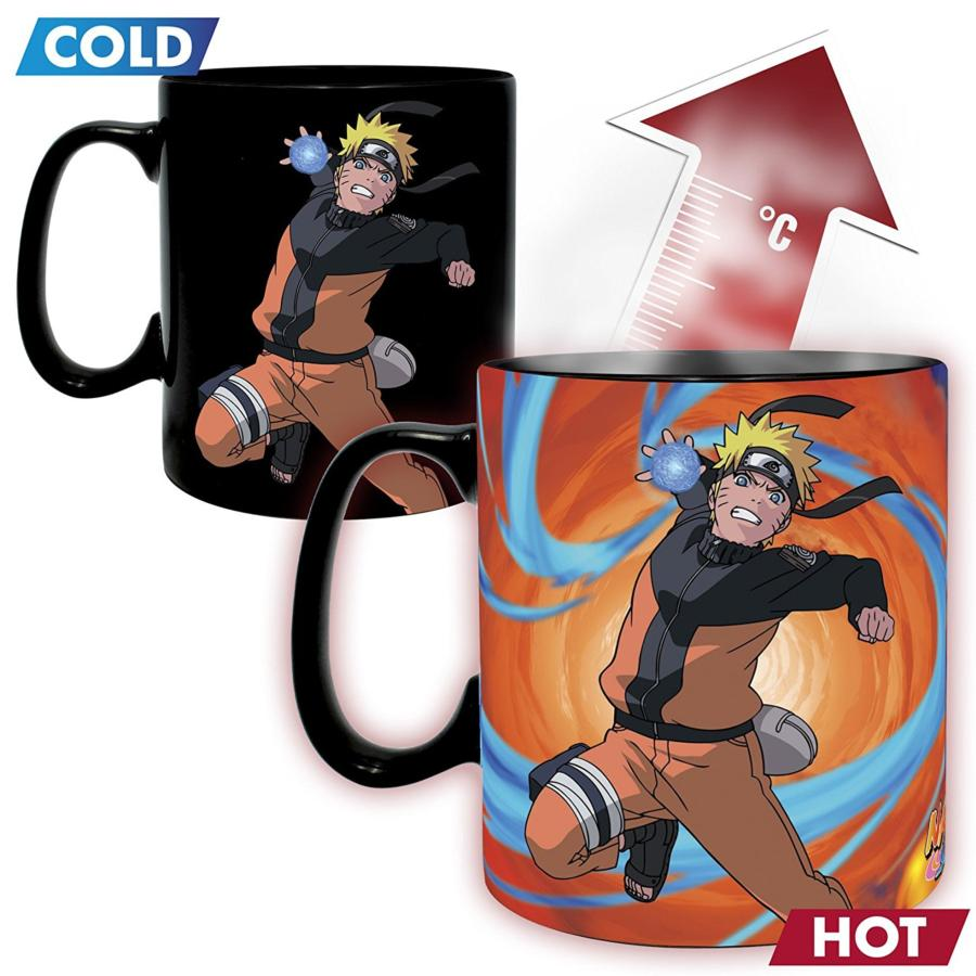 Taza - Naruto Duel, Termosensible, 460 ml