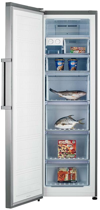 Congelador vertical - Hisense FV341N4BC2, Total No Frost, Inox