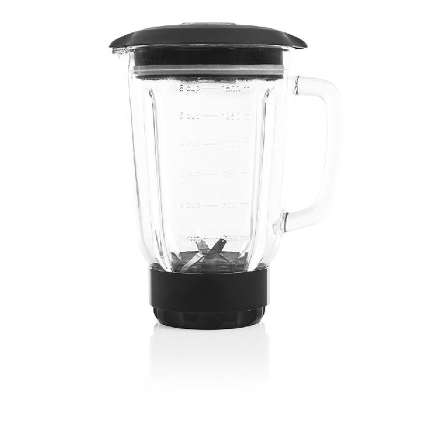 Batidora de vaso - Tristar BL-4458, 500 W, 1.5 L, 2 velocidades, Acero inoxidable