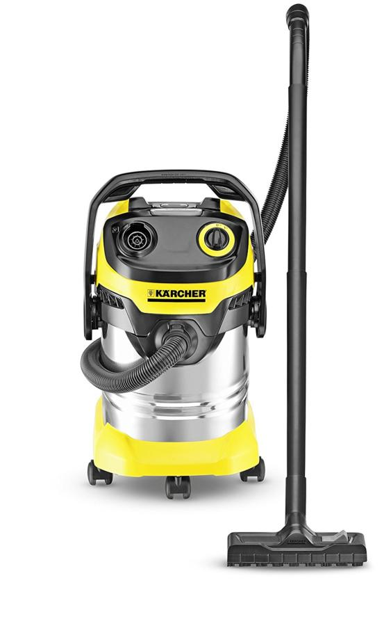 Aspirador con bolsa - Kärcher WD 5 Premium, Potencia 1100W, Deposito 25L, Varios accesorios