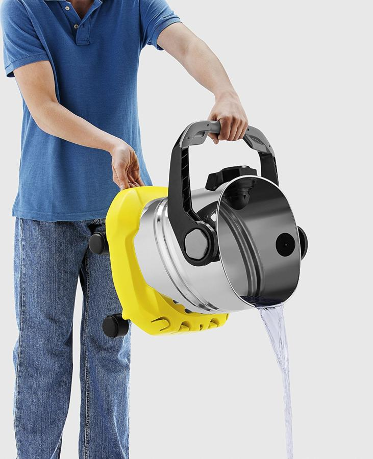 Aspirador con bolsa - Kärcher WD 5 Premium, Potencia 1100W, Deposito 25L, Varios accesorios