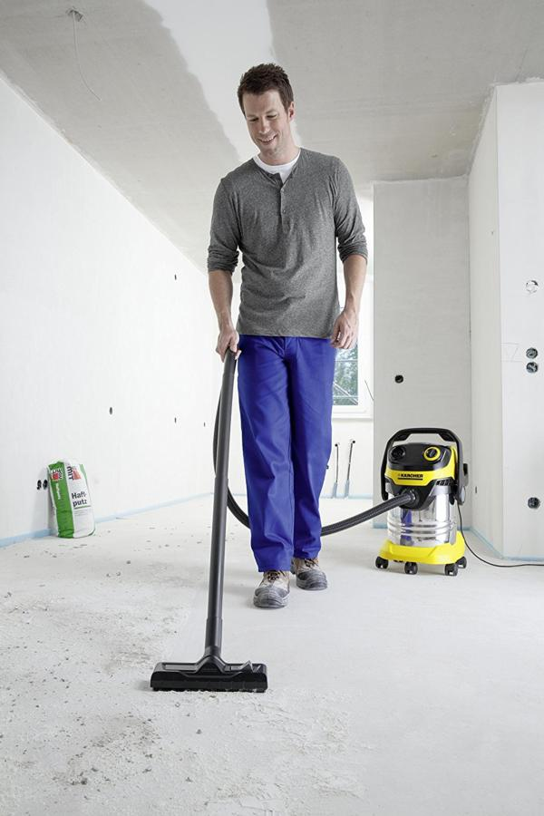 Aspirador con bolsa - Kärcher WD 5 Premium, Potencia 1100W, Deposito 25L, Varios accesorios