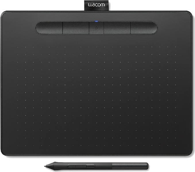 Tableta gráfica - Wacom CTL-6100WLK-S Intuos Medium, Bluetooth, Negro