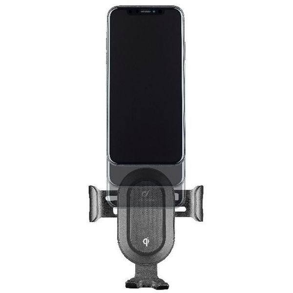 Soporte de coche - CellularLine Handy Wing Active, Carga inalámbrica, Universal, Negro