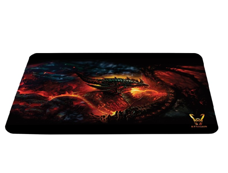 Alfombrilla gaming - Woxter Stinger Pad 1 D, Antideslizante, Microfibra, 280 x 250 x 4mm