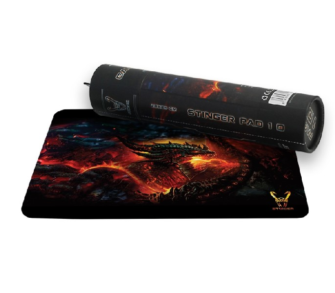 Alfombrilla gaming - Woxter Stinger Pad 1 D, Antideslizante, Microfibra, 280 x 250 x 4mm