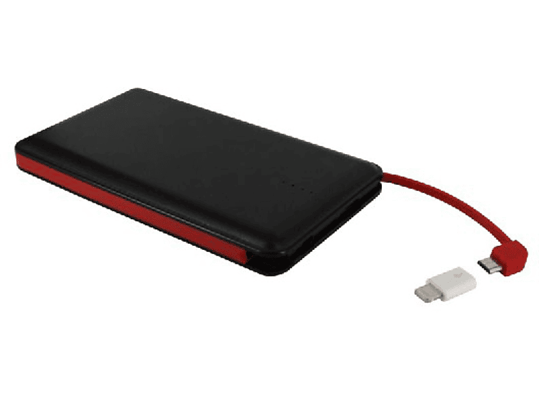 Muvit Myway Energy powerbank 8000 mah 2a lightning negro mwchp0096 batería externa con cable microusb incluido y adaptador color 8000mah 1