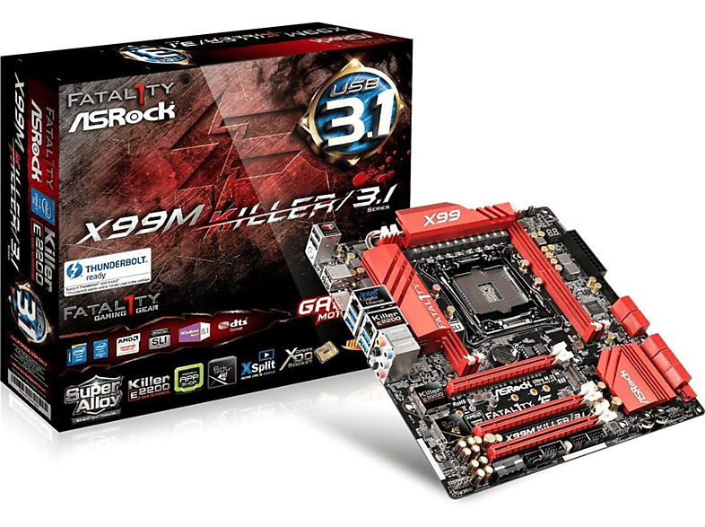 Placa base | Asrock Fatal1ty X99M Killer/3.1