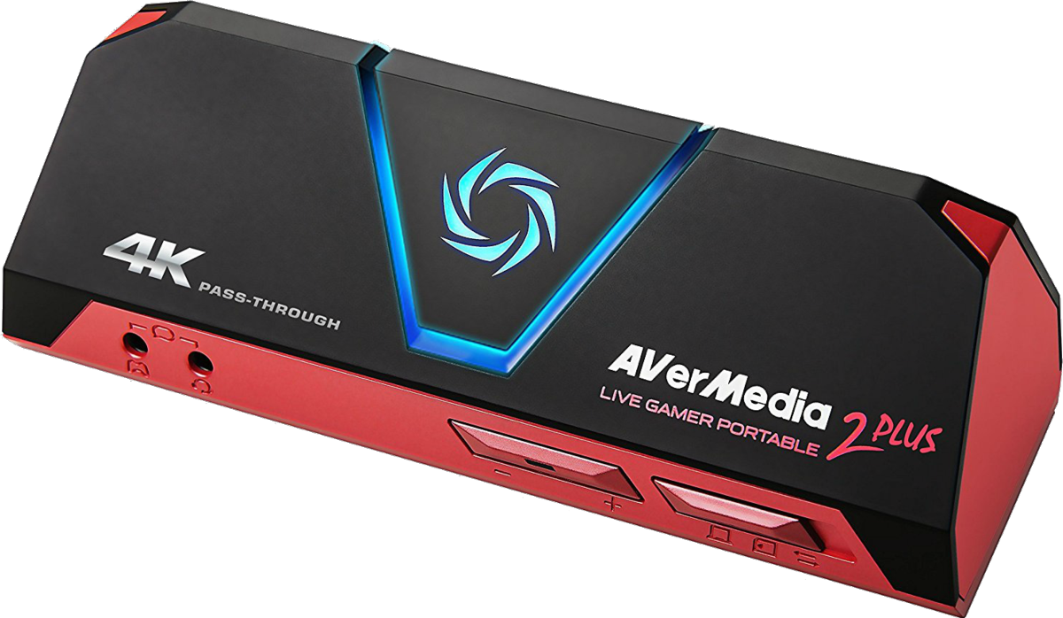 Avermedia Live Portable 2 plus gc513 4k passthrough full 1080p60 usb captura de juegos pc free mode record stream plug play party chatcompatible con xbox ps4 ps5 switch 2160p60fps
