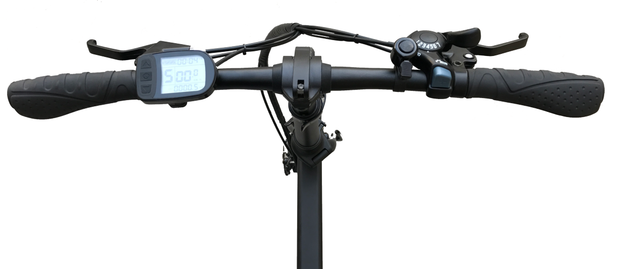 Bicicleta eléctrica - SK8 Urban Nomad, 250W, Plegable, 25km/h, Negro