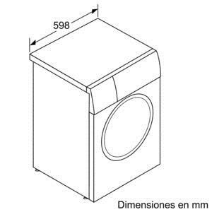 Lavadora secadora - Balay 3TW976XA, 7 Kg / 4 Kg, 1400 rpm, 74 dB, A, Inox