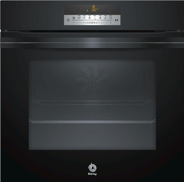 Horno Balay 3hb5888n0 negro limpieza dual cristal abatible clase serie 71l termosonda multifuncion pirolitico y aqualisis control deslizante 71 59.4 cm hidro 3600 60